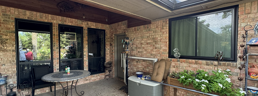 Black Vinyl Replacement Windows in Dallas