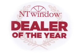 NT Windows Dallas Texas Award for Energy Master Dealer of the Year