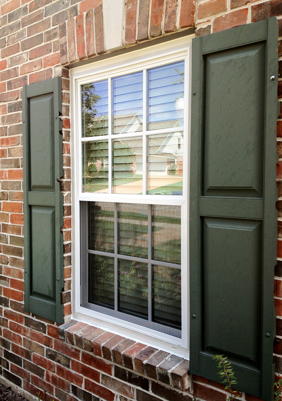 Vinyl Replacement Windows Dallas with simulated divided lite grids