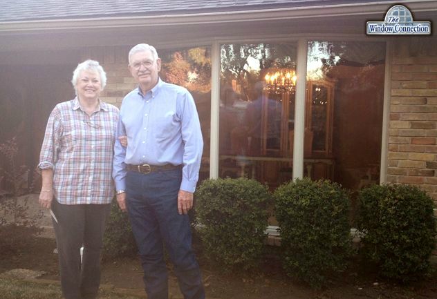 A great bow window and a happy customer.  Meet the Blackwells