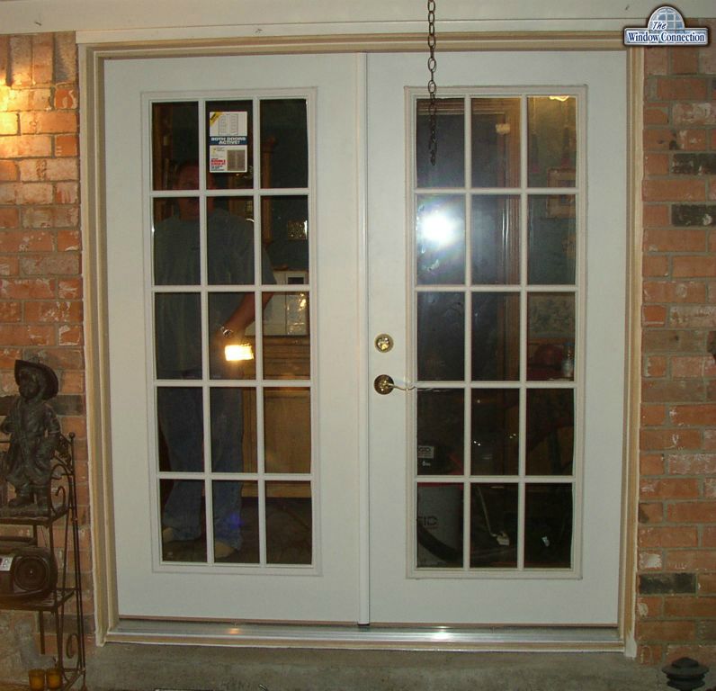 Steel French Door with 15 lite Grids