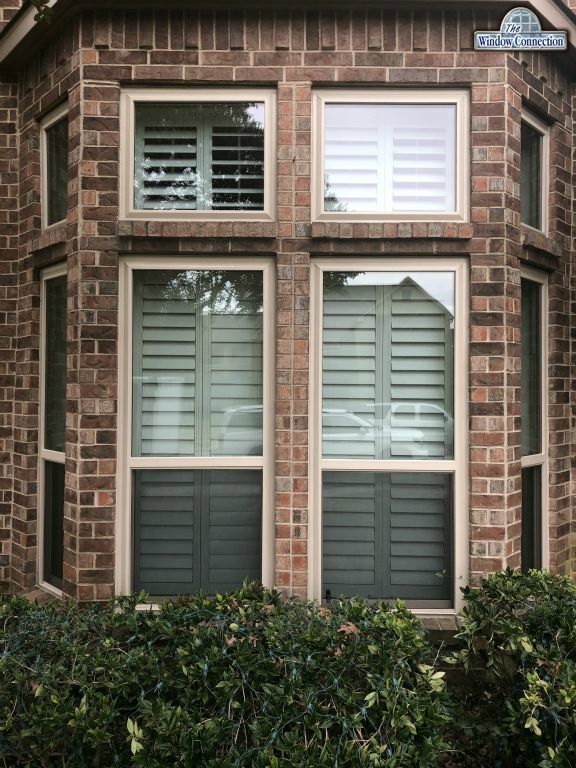 NT Windows Tan Energy Master Single Hung Vinyl Replacement Windows