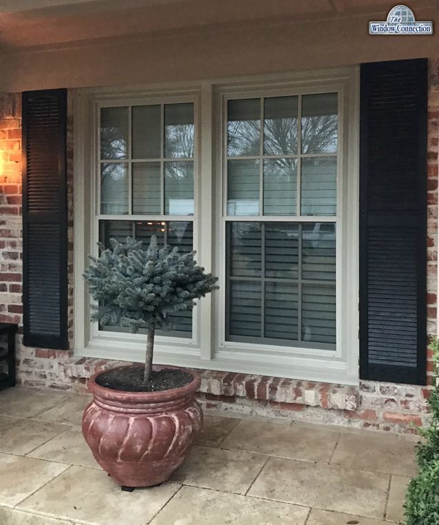 Alside SDL Sheffield Twin Vinyl Replacement Double Hung Windows Dallas