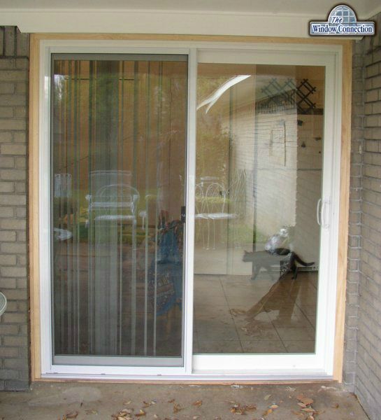 Alside 6100 Vinyl Sliding Door with Screen