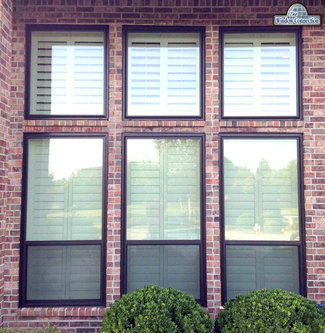 Bronze Exterior Vinyl NT Window Energy Master Replacement Windows