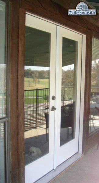 Marvin French Door - Flush Glazed Smooth Fiberglass Exterior View