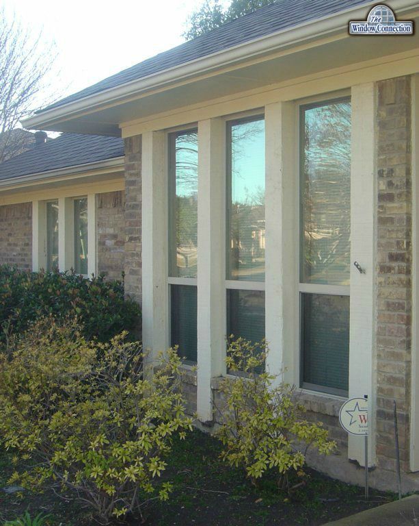 Single Hung Aluminum Replacement Windows from Don Young Company in Dallas Texas