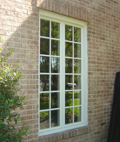 Jeldwen Wood Casement Windows provide ventilation by opening like a door with a screen on the inside.