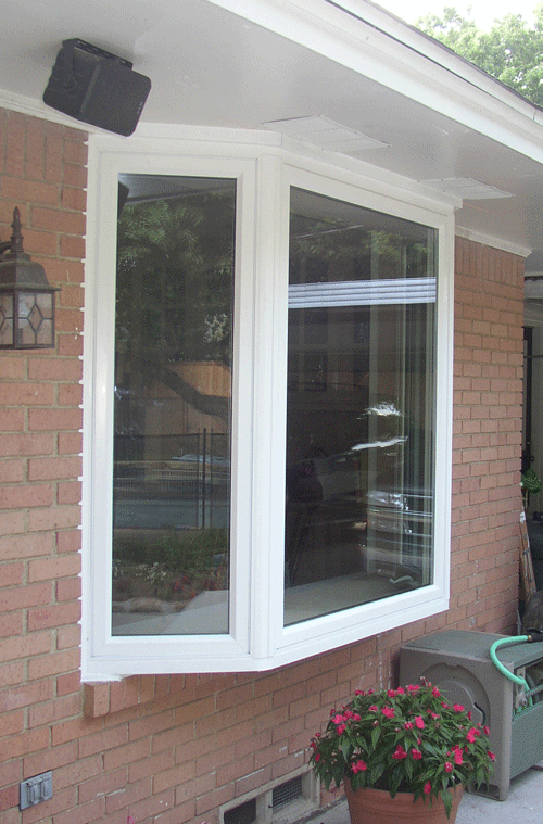 Replacement windows with full interior wood returns and installation with casing and new window sills.  See our Gallery for more pictures of how these returns are assembled.