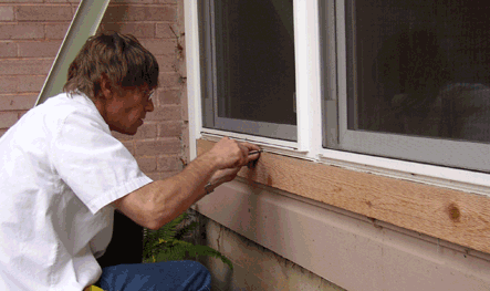 Labor involved in trim pack and full wrap of windows.